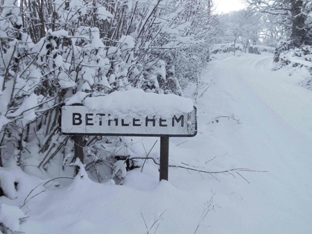 Bethlehem in the Snow