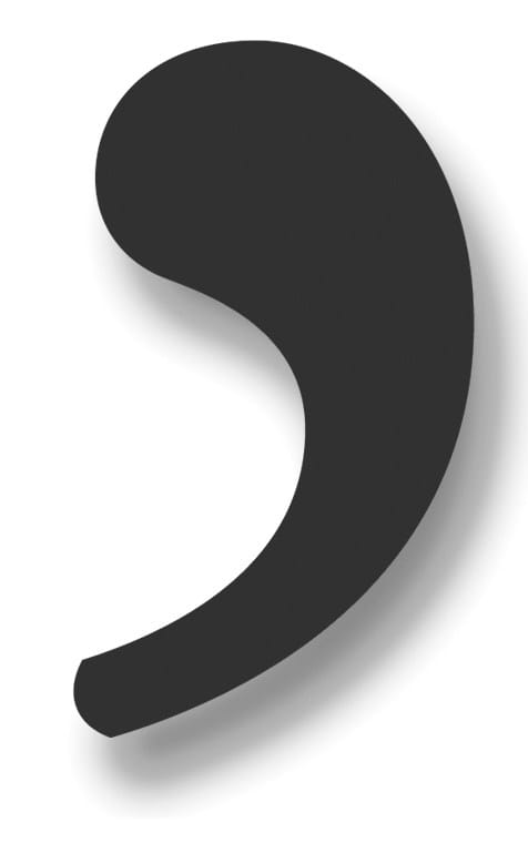 advent journal: commas of care