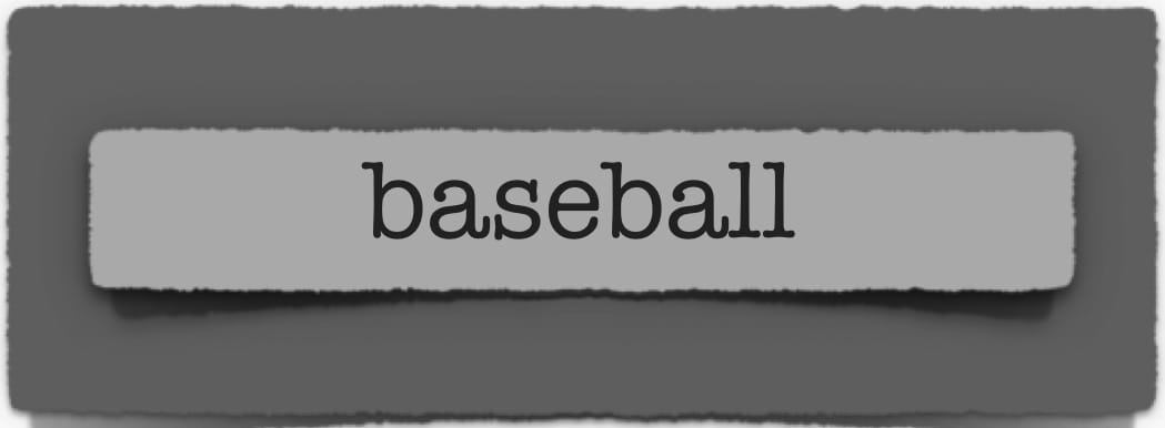 lenten journal: baseball