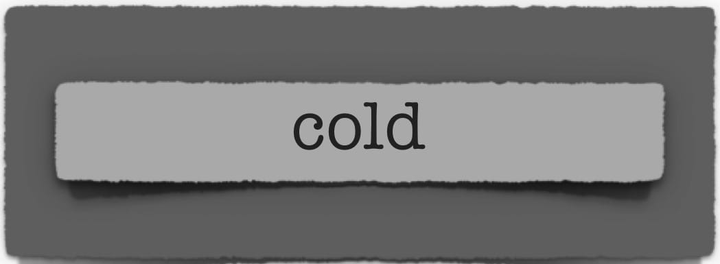 lenten journal: cold