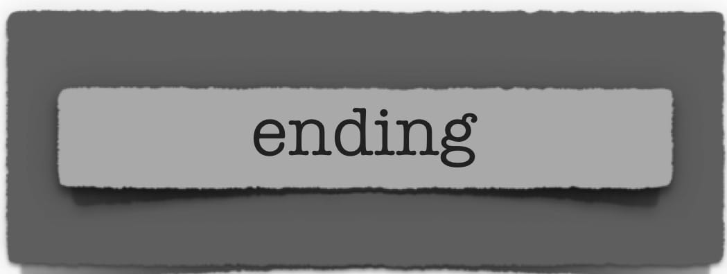 lenten journal: ending