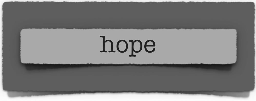 lenten journal: hope