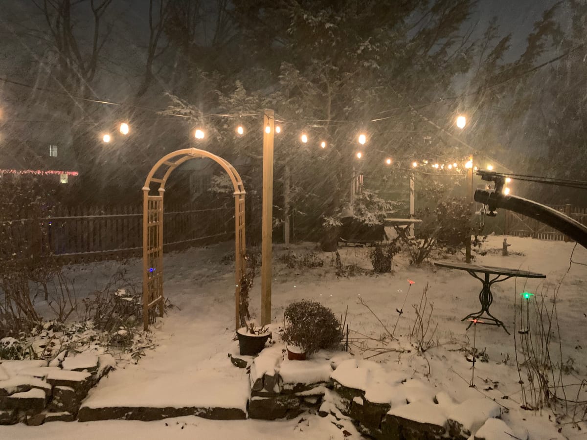 advent journal: weather report