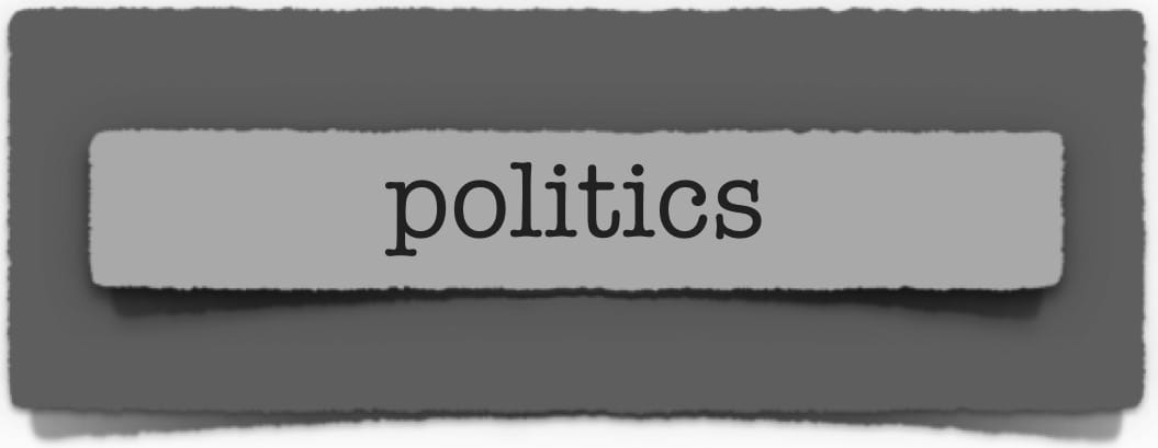 lenten journal: politics