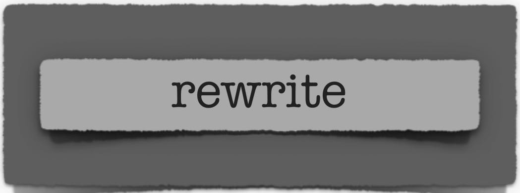 lenten journal: rewrite