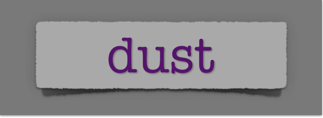 ash wednesday: dust