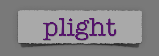 lenten journal: plight