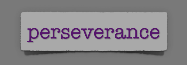 lenten journal: perseverance
