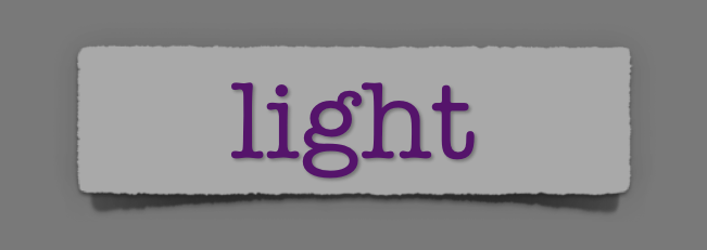 lenten journal: light