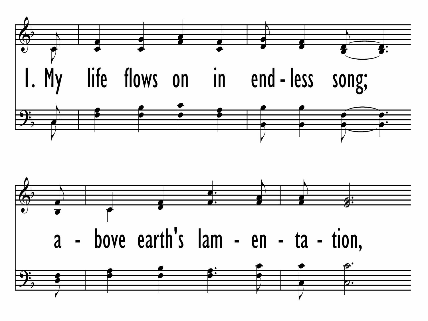 lenten journal: how can I keep from singing