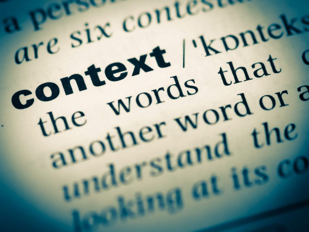 lenten journal: context