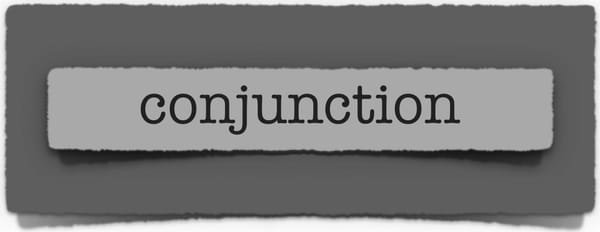 lenten journal: conjunction