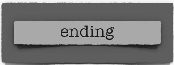 lenten journal: ending