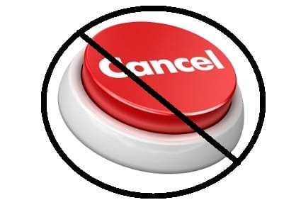 lenten journal: don't cancel