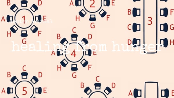 lenten journal: healing from hunger