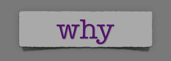 lenten journal: why