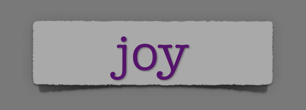 lenten journal: joy