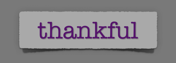 lenten journal: thankful