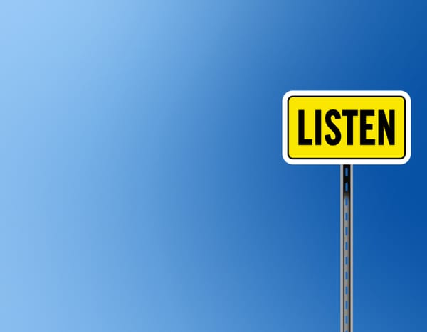 advent journal: listen . . .