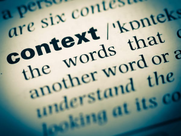 lenten journal: context