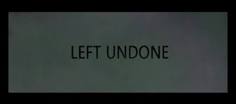 lenten journal: left undone